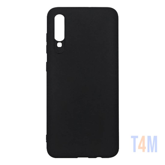 Capa de Silicone Macio para Samsung Galaxy A70 Preto